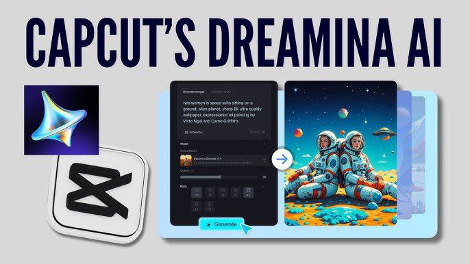 ابزار Dreamina از CapCut؛ طراحی عکس و ویدیو با هوش مصنوعی