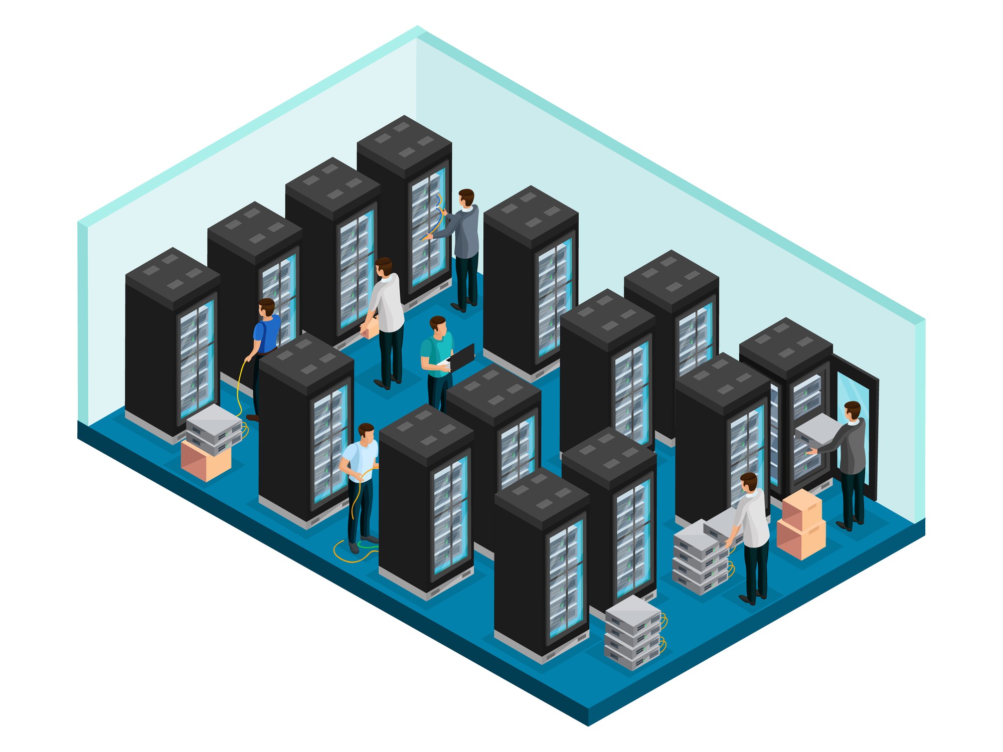 انواع data center و کاربرد هر کدام