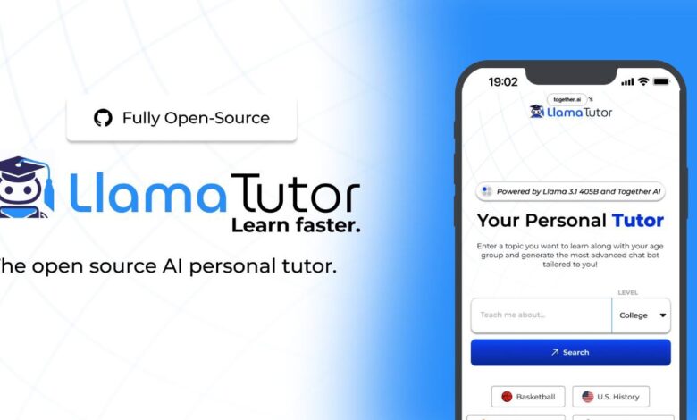 یادگیری آسان و رایگان با LlamaTutor